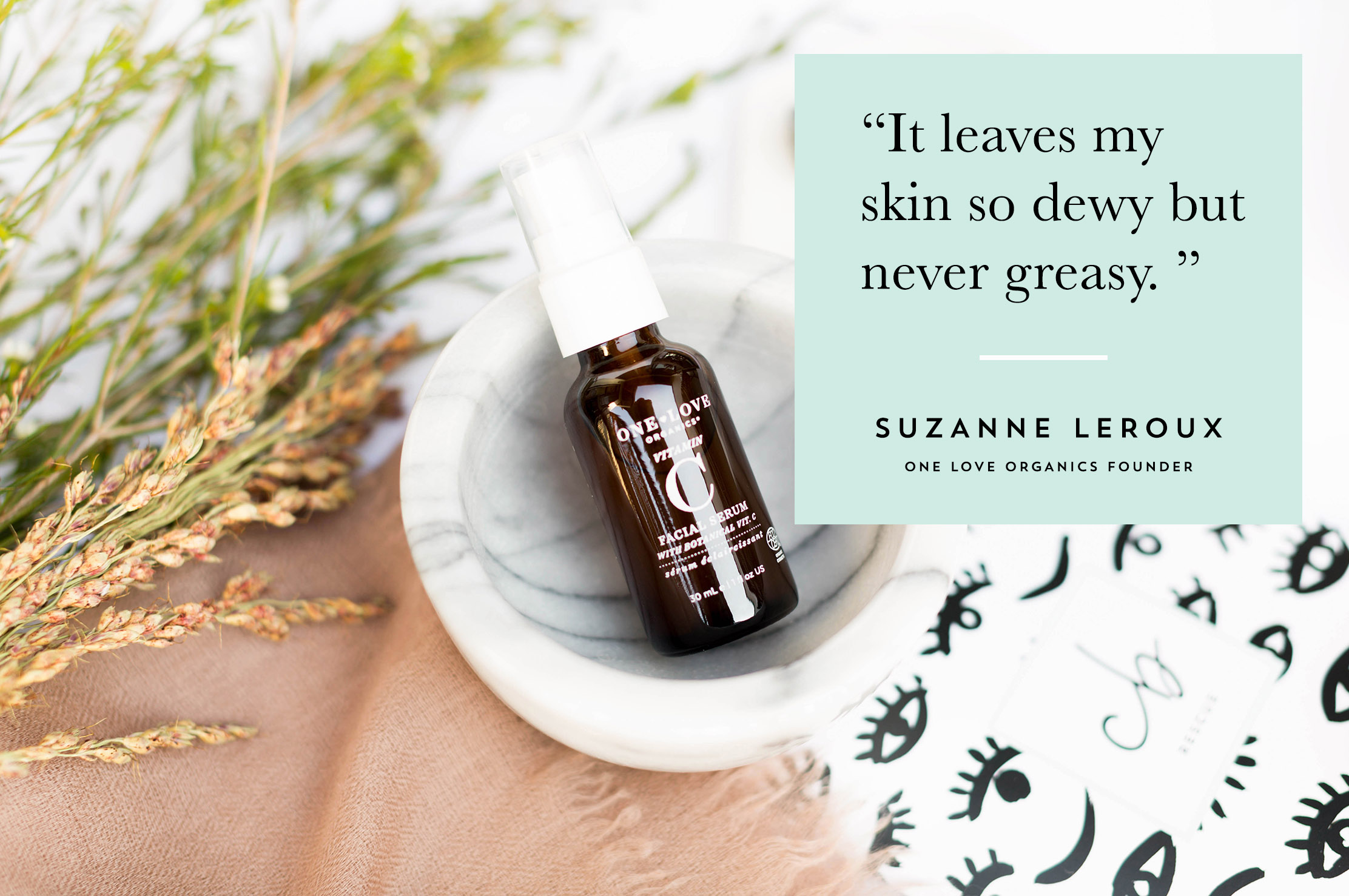 one love organics vitamin c facial serum